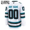 San Jose Sharks tröja Customized Fanatics Premium 2024-25 Vit Borta - NHL Tröjor Barn